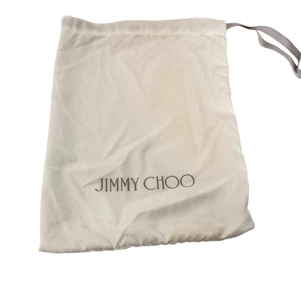 Jimmy Choo Drawstring Cover Dust Bag 14" L x 10"‎ W  Travel Luxury Designer
